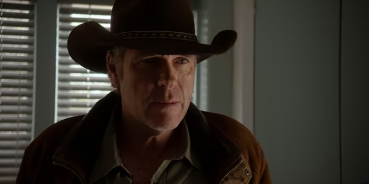 Sheriff Walt Longmire (Robert Taylor) looks defeated in the Longmire episode &ldquo;The Calling Back.&quot;