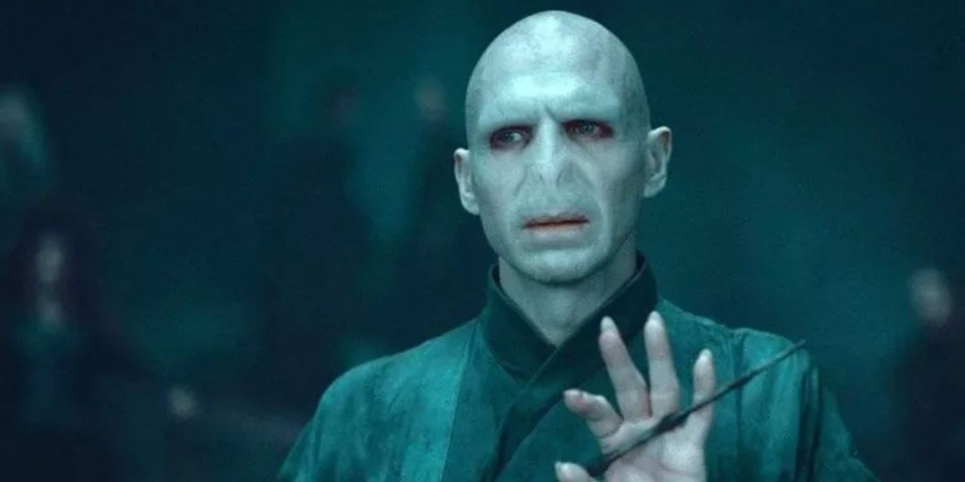 Ralph Fiennes as Lord Voldemort in 'Harry Potter'