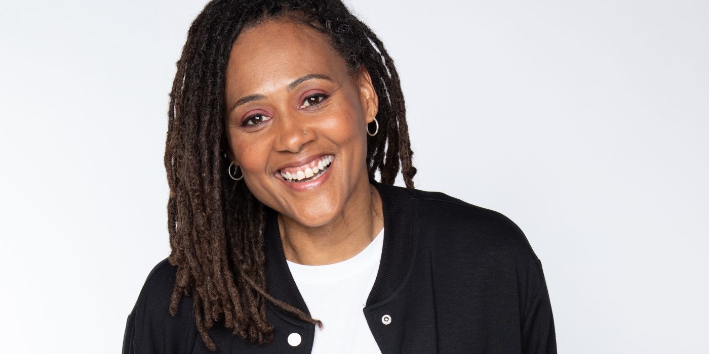 Track and field superstar Marion Jones&rsquo; headshot