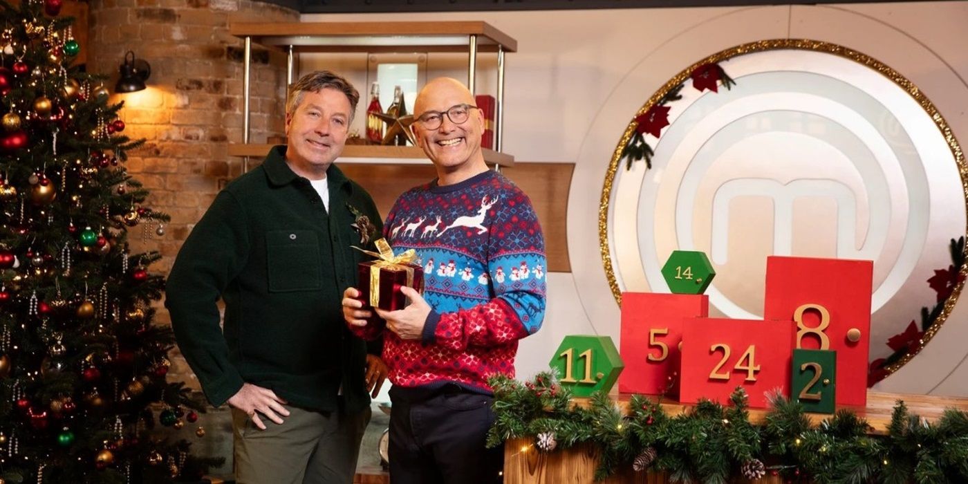 John Torode and Gregg Wallace for 'Masterchef' Christmas special