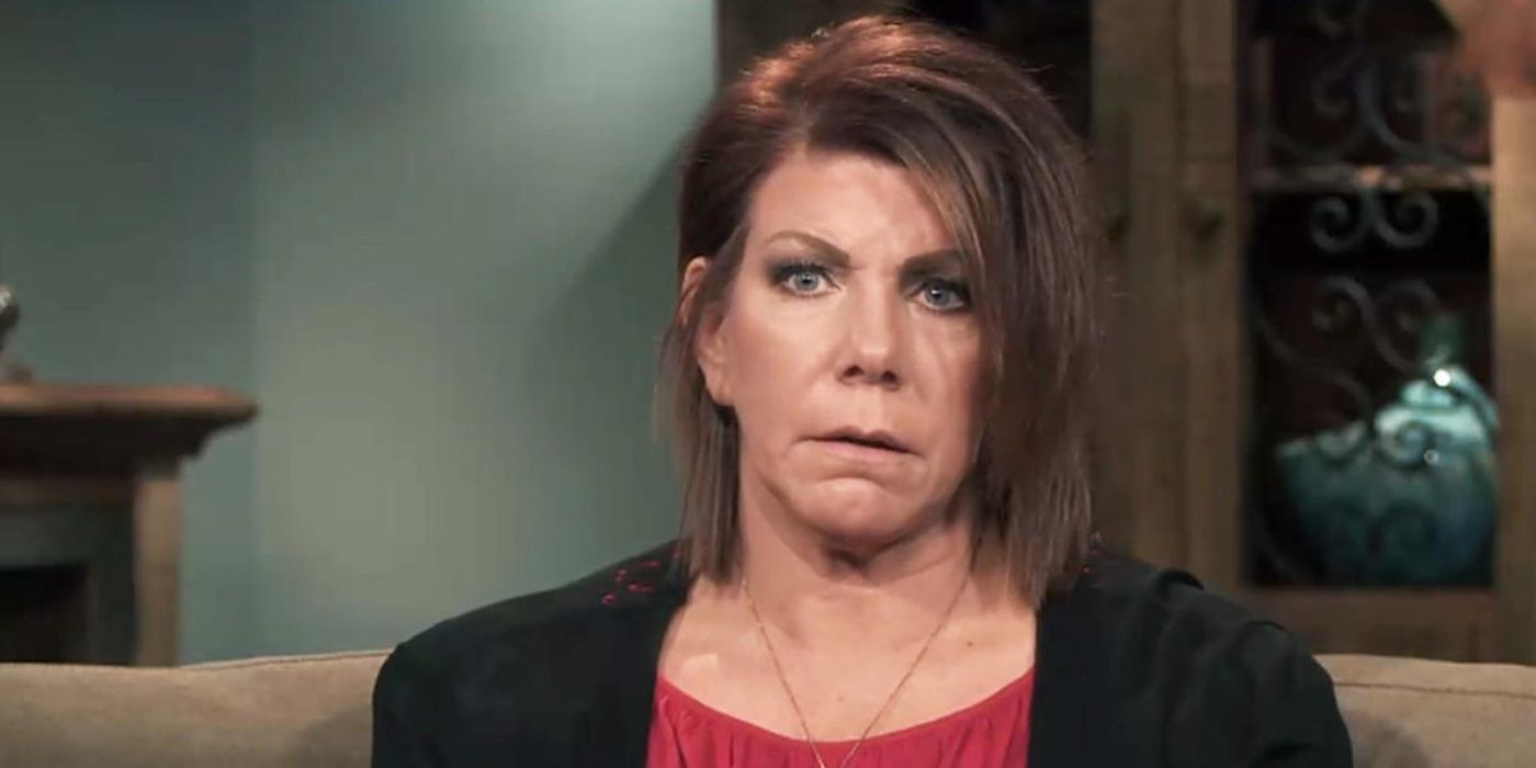 &lsquo;Sister Wives&rsquo; star Meri Brown sits concerned on a sofa
