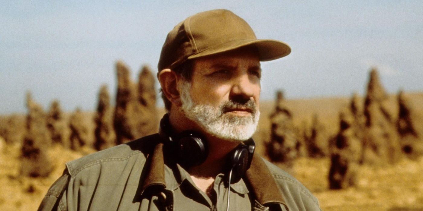 Brian De Palma on the set of Mission to Mars