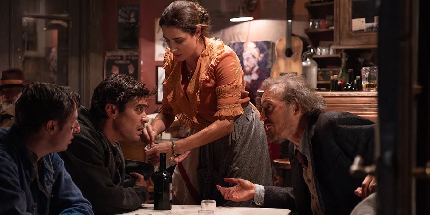 Riccardo Scarmacio as Modi, Louisa-Ranieri as Rosalie Bruno Gouery as Utrillo Ryan McParland as Soutine in Modi, Three Days on the Wing of Madness