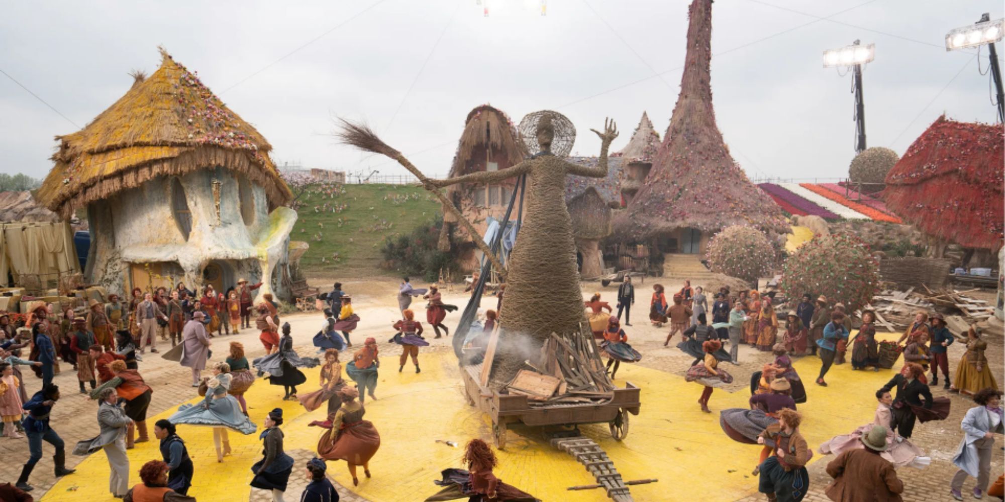 Munchkinland &lsquo;Wicked&rsquo; movie set