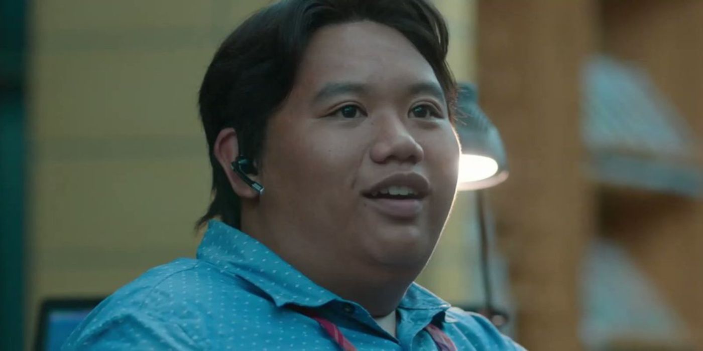 Ned Leeds looking nervous in Spider-Man: Homecoming