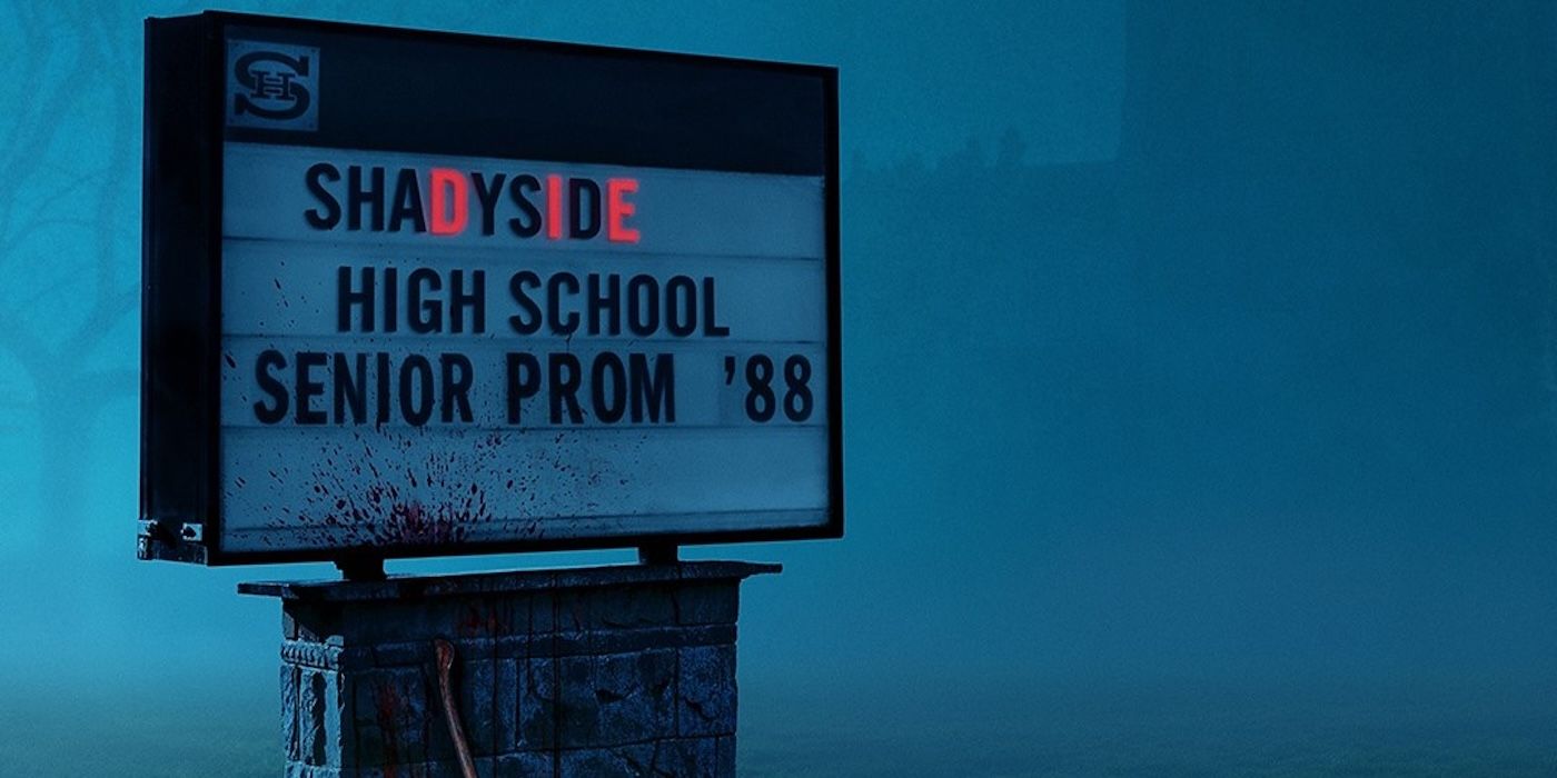 A sign with "Shadyside High School Senior Prom '88" written on it. 