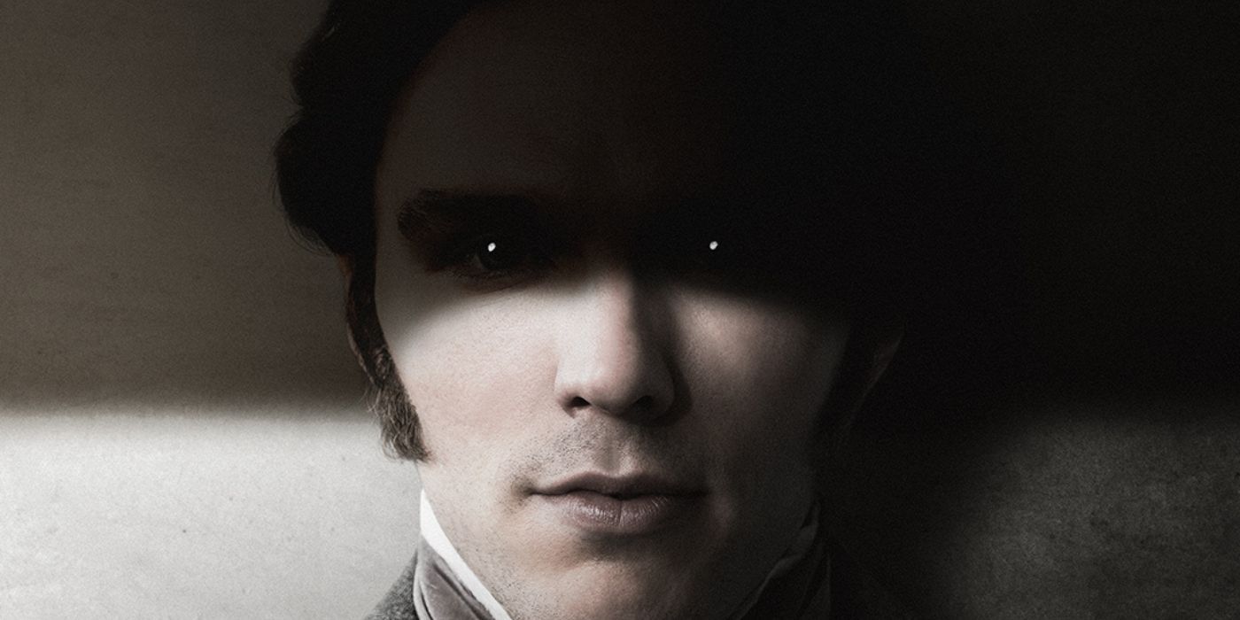 Nicholas Hoult as Thomas Hutter on a character poster for Nosferatu.