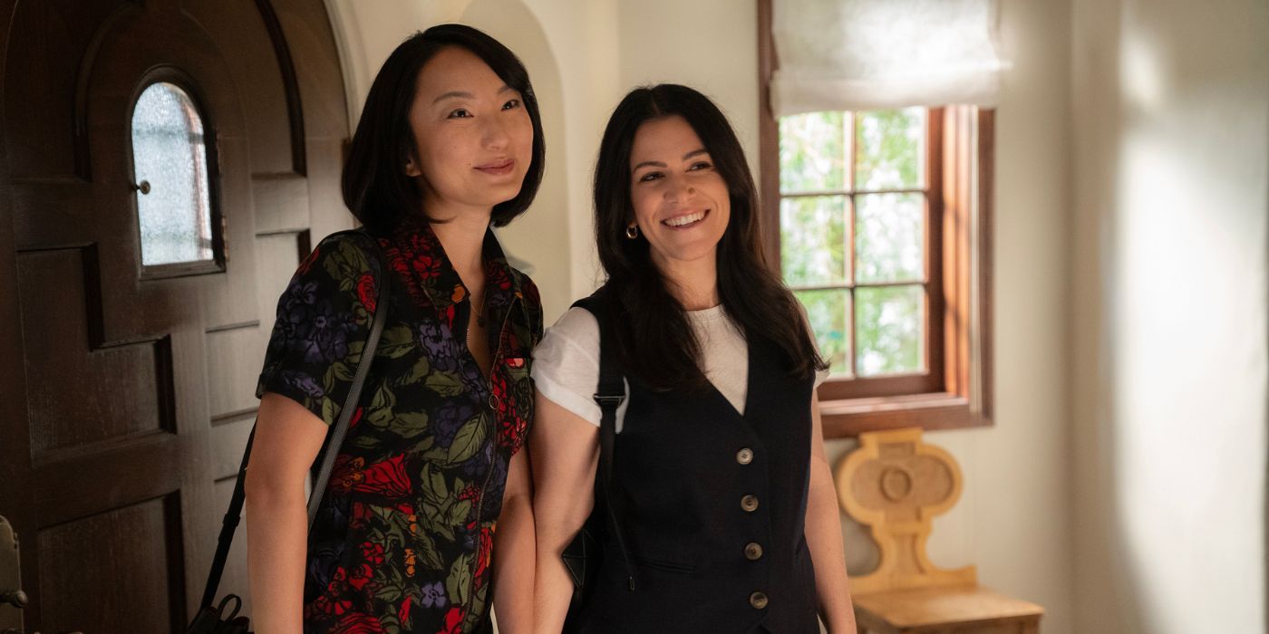 Poppy Liu and Abbi Jacobson in No Good Deed