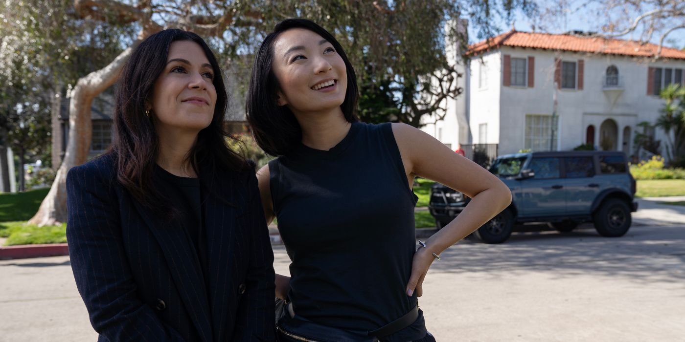 Poppy Liu and Abbi Jacobson in No Good Deed