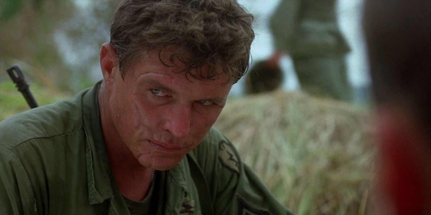 Tom Berenger as Sgt. Barnes from 'Platoon' (1986)