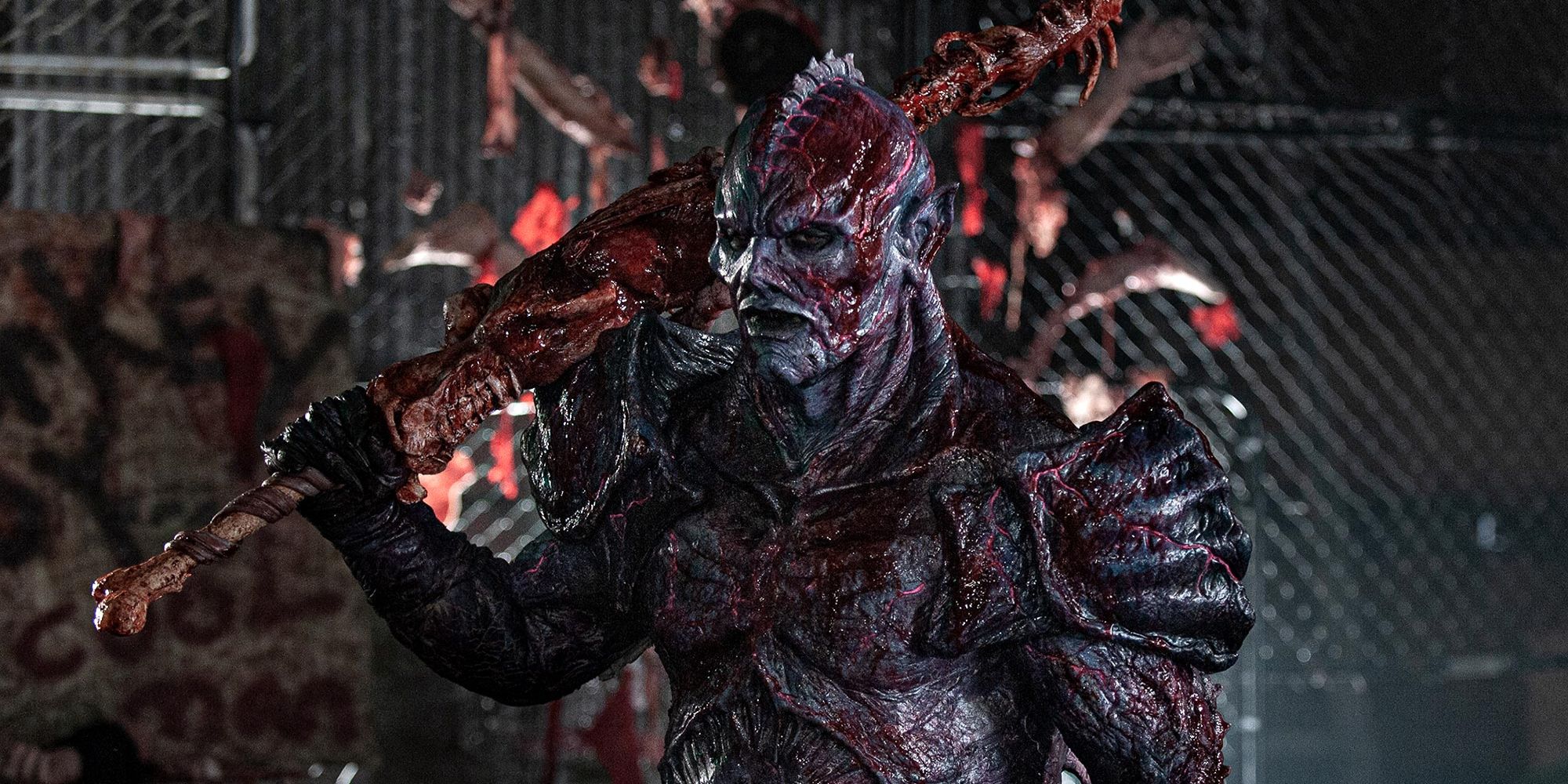 Psycho Goreman carrying his sword