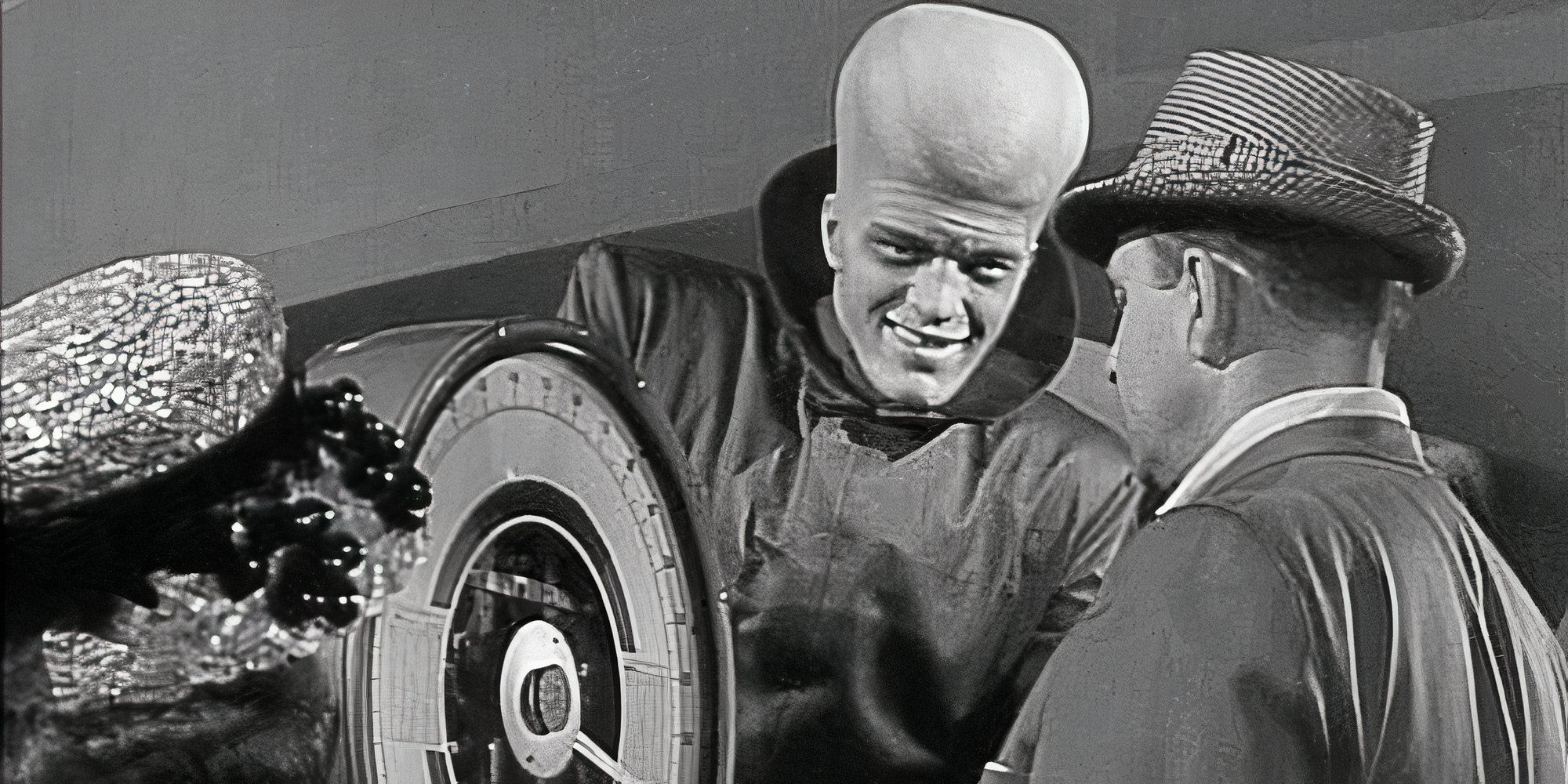 Richard Kiel as an alien in The Twilight Zone episode To Serve Man. 