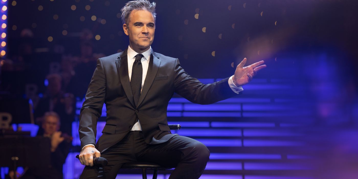 Robbie Williams as his human self in Better Man.
