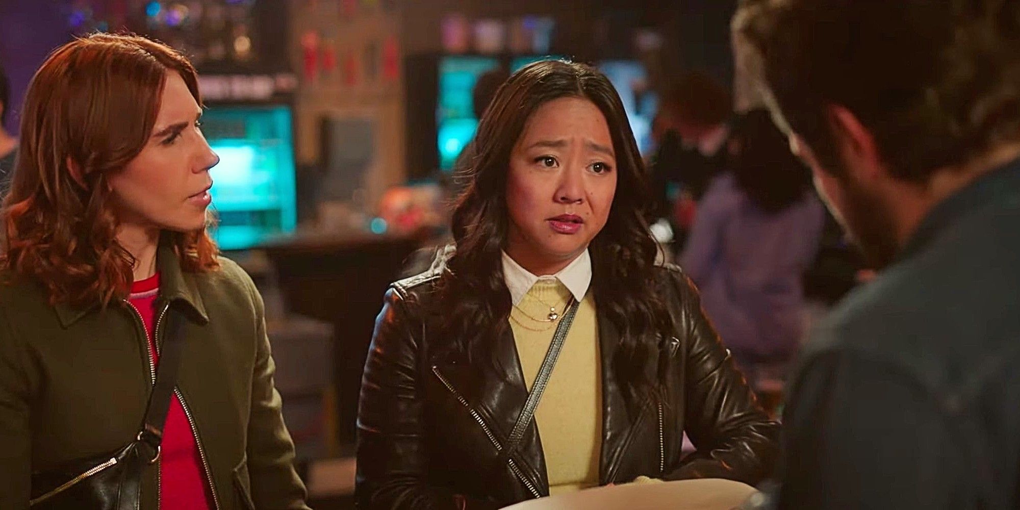 AJ and Ruby talking to Richie in Laid Season 1.