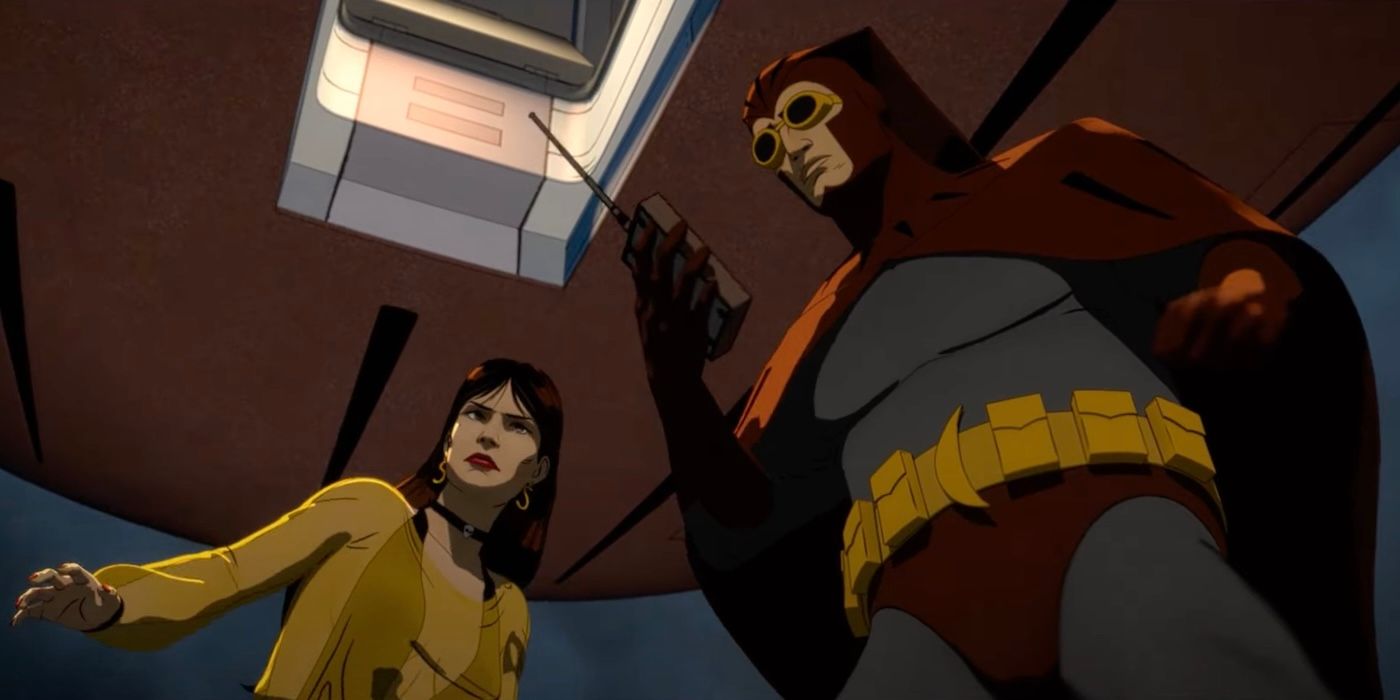 Silk Spectre and Nite Owl in Watchmen: Chapter II