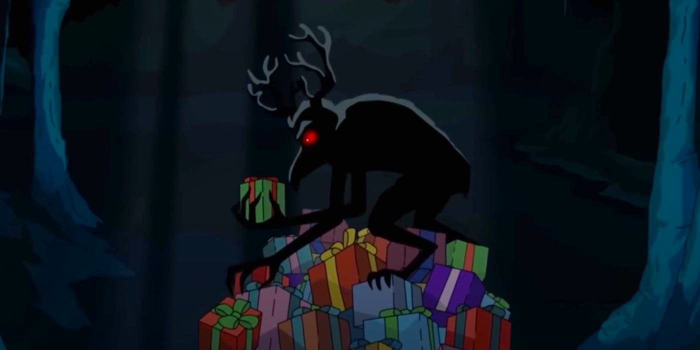 A Christmas monster is inspired by Krampus in the Bob's Burgers holiday special, "The Bleakening."