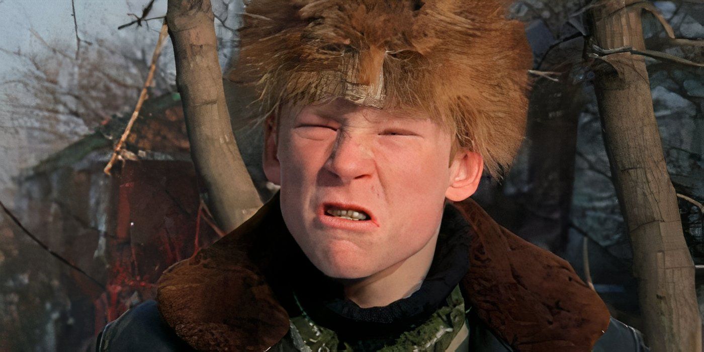 Zack Ward as Scut Farkus looking angry in &lsquo;A Christmas Story&rsquo;