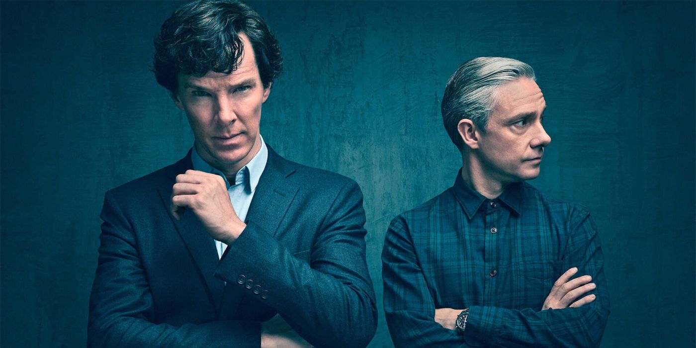 Sharlock and Watson in promotional images for BBC's Sherlock