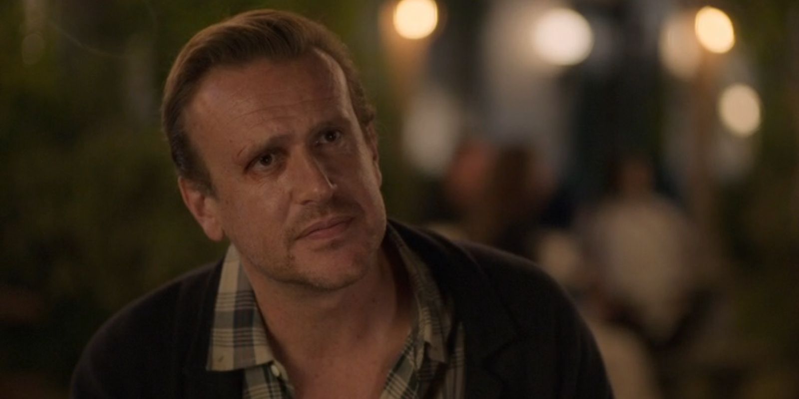 Jimmy Laird, played by Jason Segel, looks sad in 'Shrinking'.