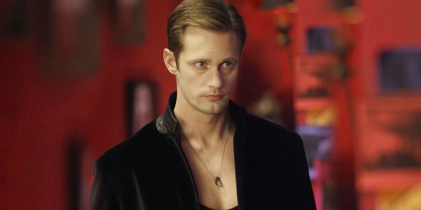 Alexander Skarsgard broods as Eric Northman in True Blood