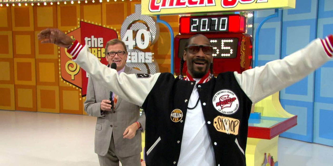 Snoop Dogg on The Price Is Right for Celebrity Week.