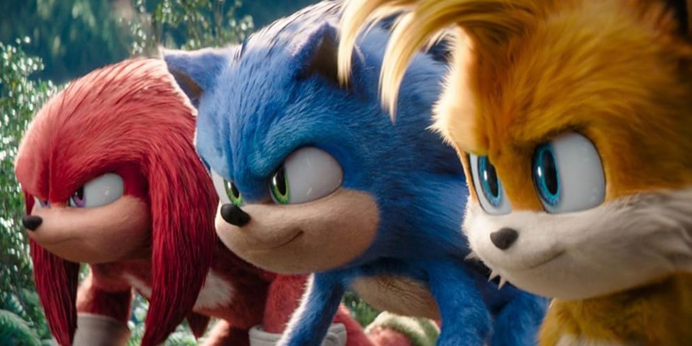 Idris Elba, Colleen O'Shaughnessey, and Ben Schwartz voicing Knuckles, Tails, and Sonic in 'Sonic the Hedgehog 3'