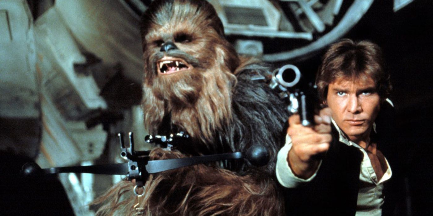 Chewbacca and Han Solo in 'Star Wars: A New Hope'