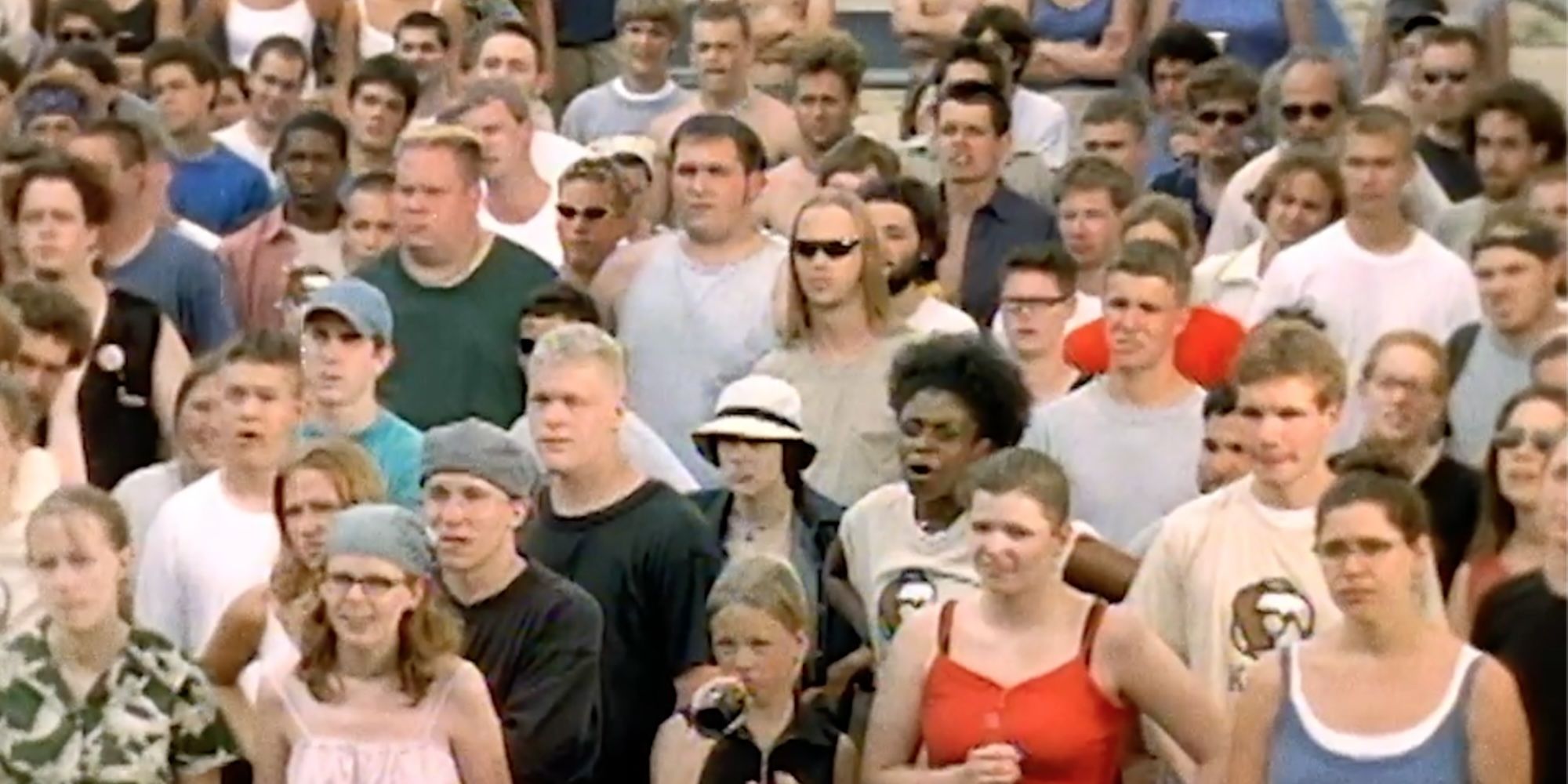 Shot of a crowd in Taste the Revolution