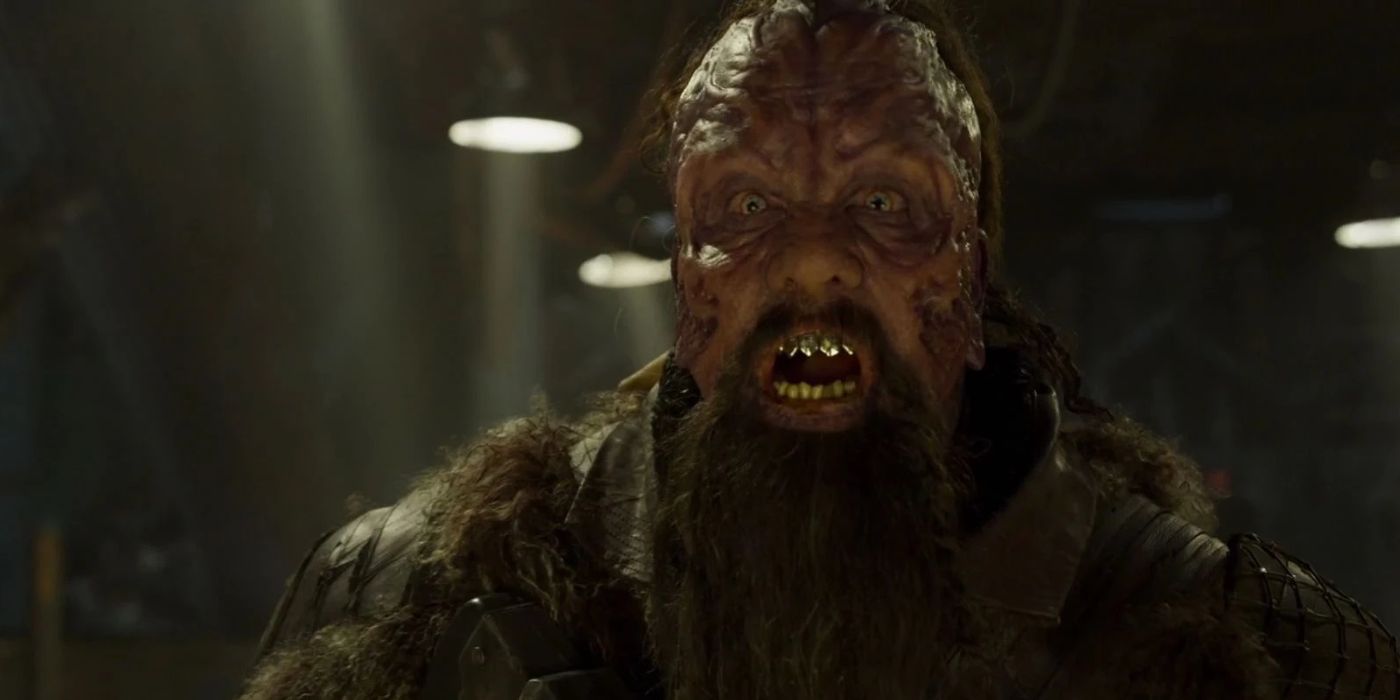 Taserface looking shocked in Guardians of the Galaxy Vol. 2