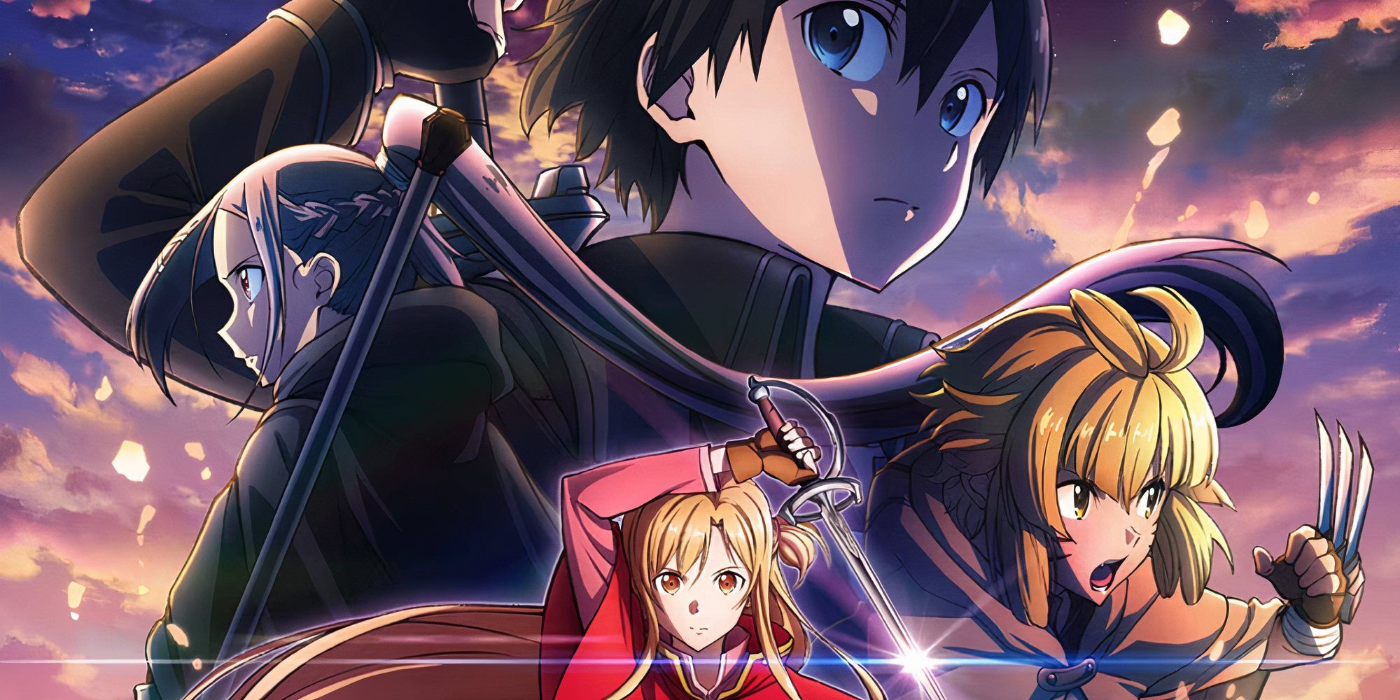 The characters of Sword Art Online the Movie