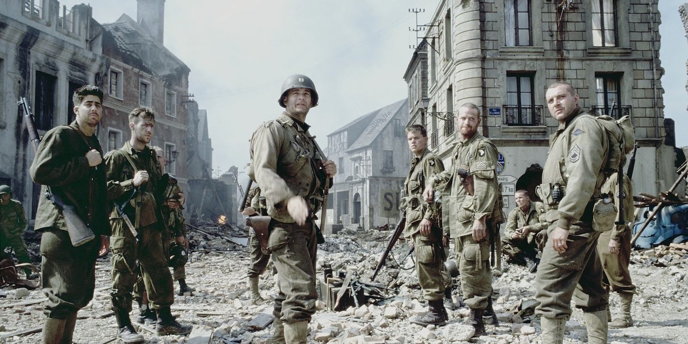 The heroes of 'Saving Private Ryan' in the streets of a ravaged Ramelle.