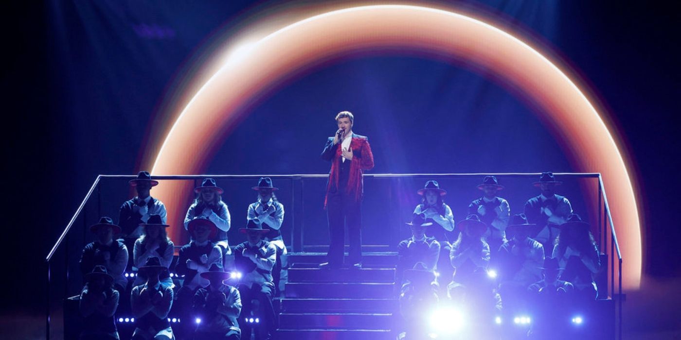 Jeremy Beloate performs on 'The Voice' Season 26 finale.