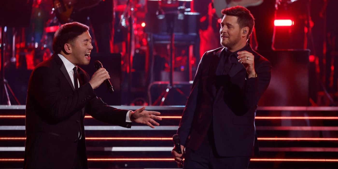 Sofronio and Michael Bublé duet on &lsquo;The Voice&rsquo; Season 26 finale.