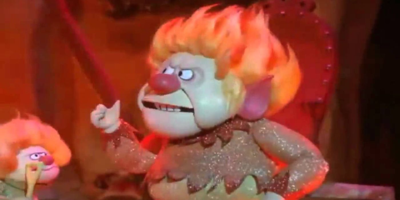 Heat Miser with one of his minions