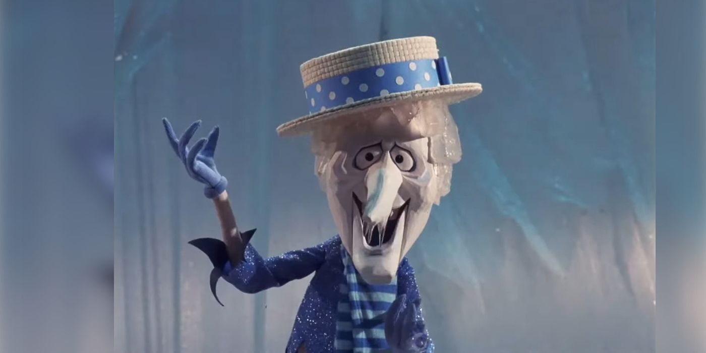 Snow Miser wearing his hat