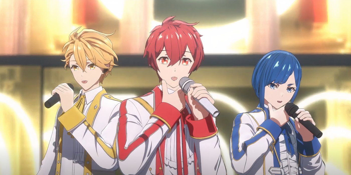 Akira, Chihiro and Banri from UniteUp! singing