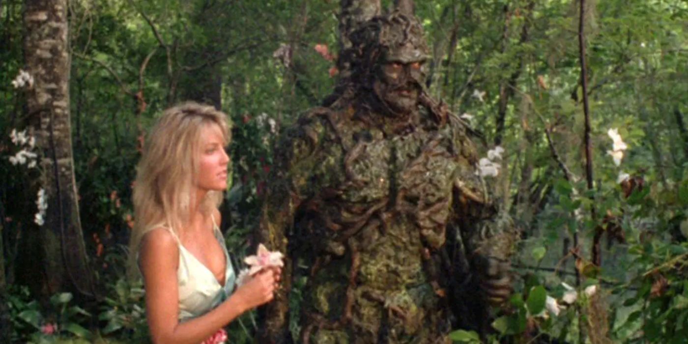 Heather Locklear and the Swamp Thing in Return of the Swamp Thing