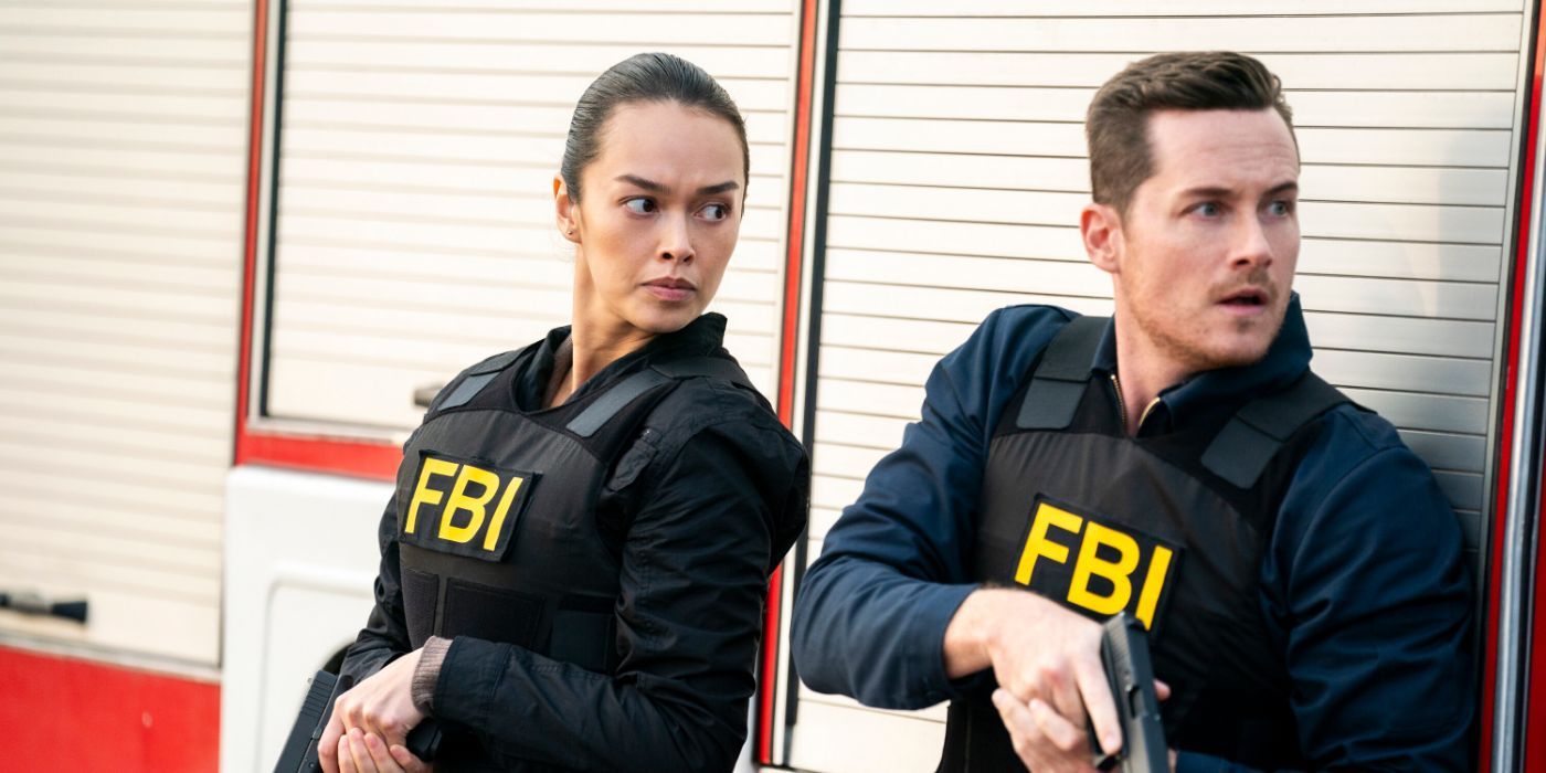  Vinessa Vidotto as Special Agent Cameron Vo and Jesse Lee Soffer as Supervisory Special Agent Wesley "Wes" Mitchell in FBI International Season 4 Episode 8