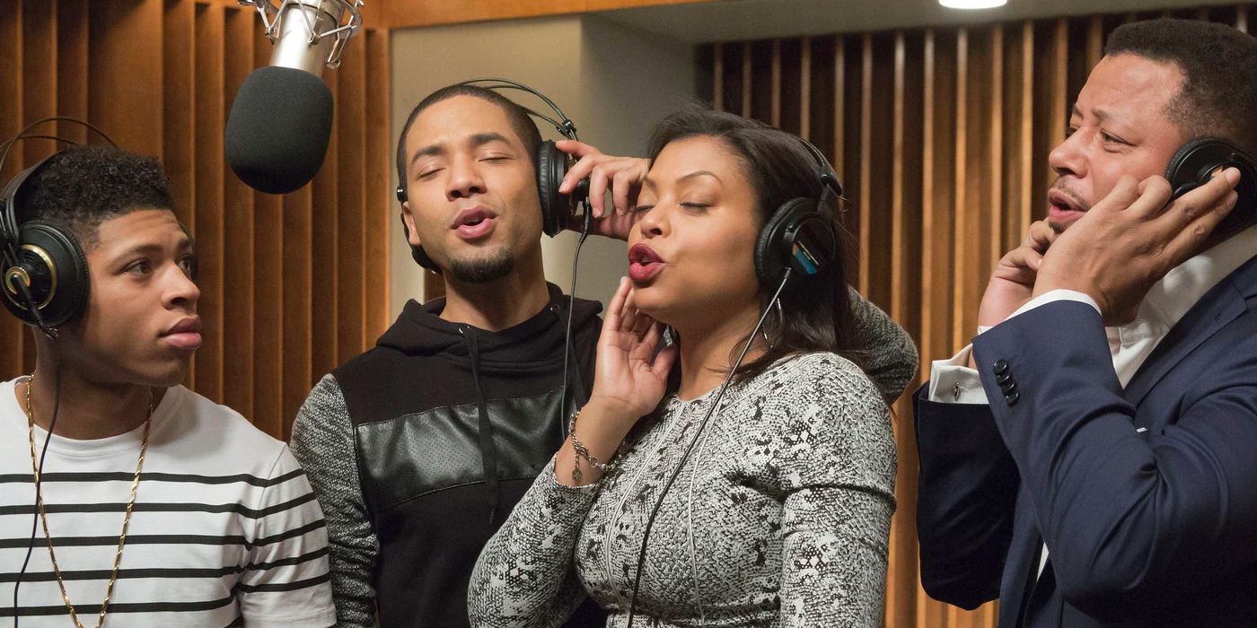 Brysher Y. Gray, Jussie Smollett, Taraji P. Henson, and Terrence Howard sing as their characters in Empire