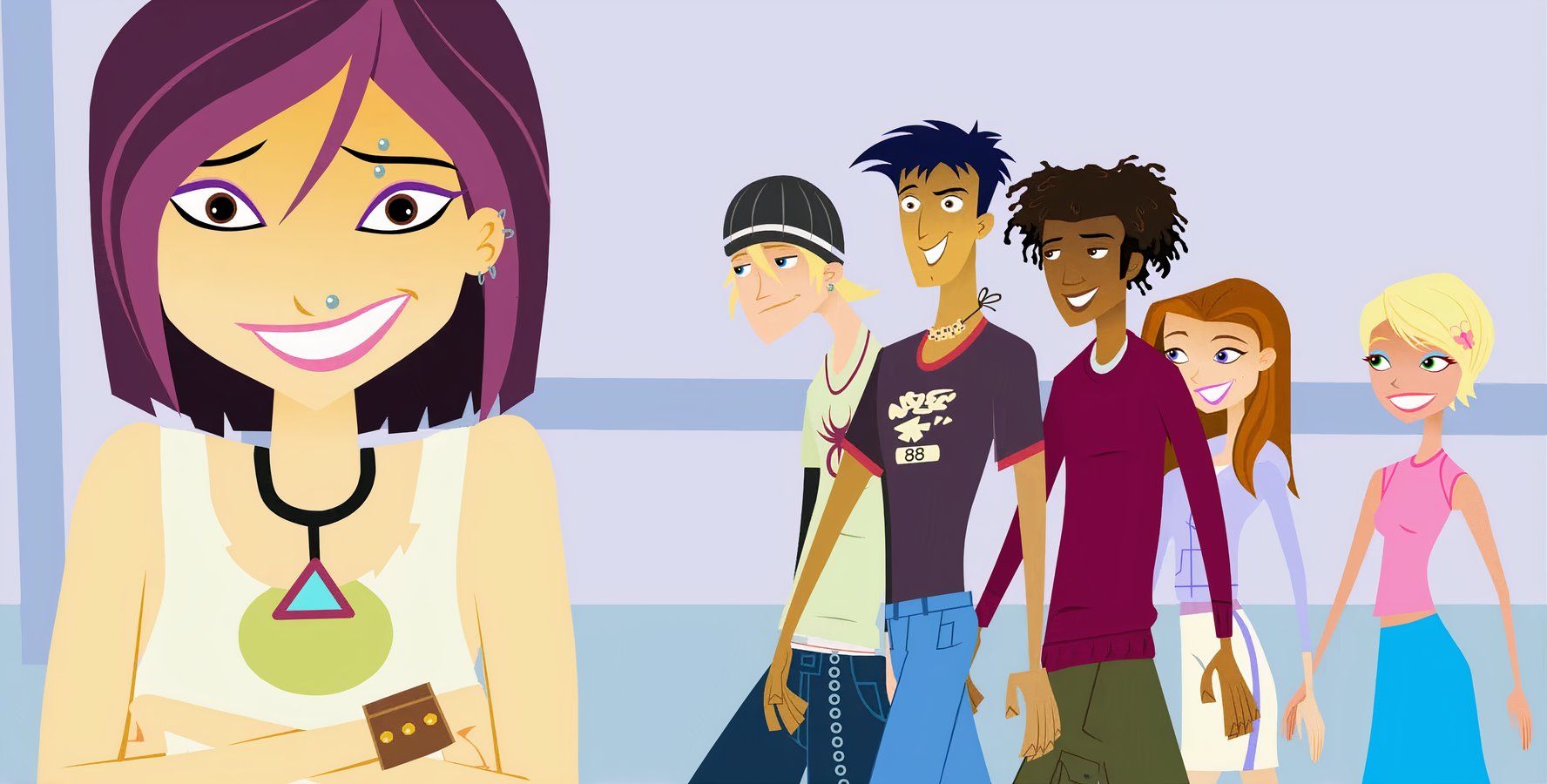 The animated series, 6teen, main cast of characters.