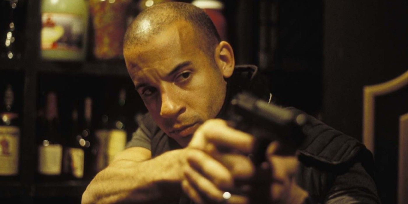 Vin Diesel hunting with gun in A Man Apart