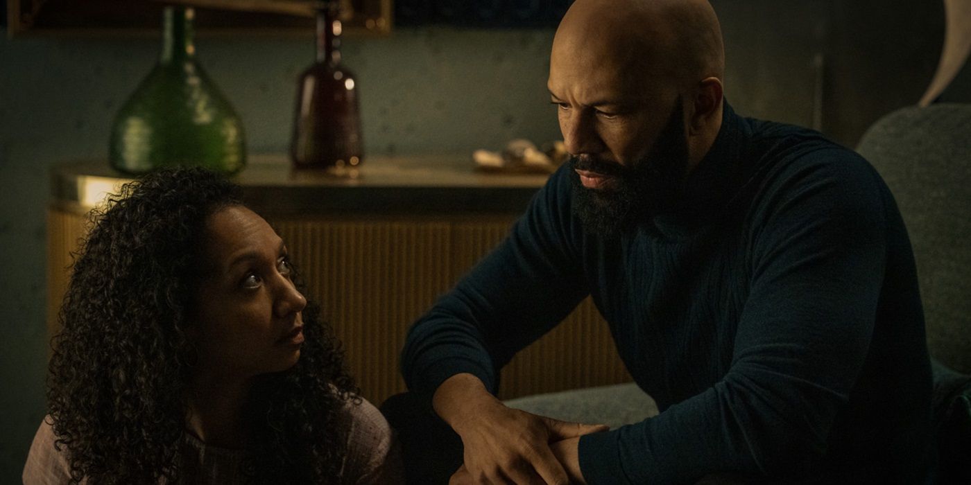 Alexandria Riley and Common in "Silo," now streaming on Apple TV+.