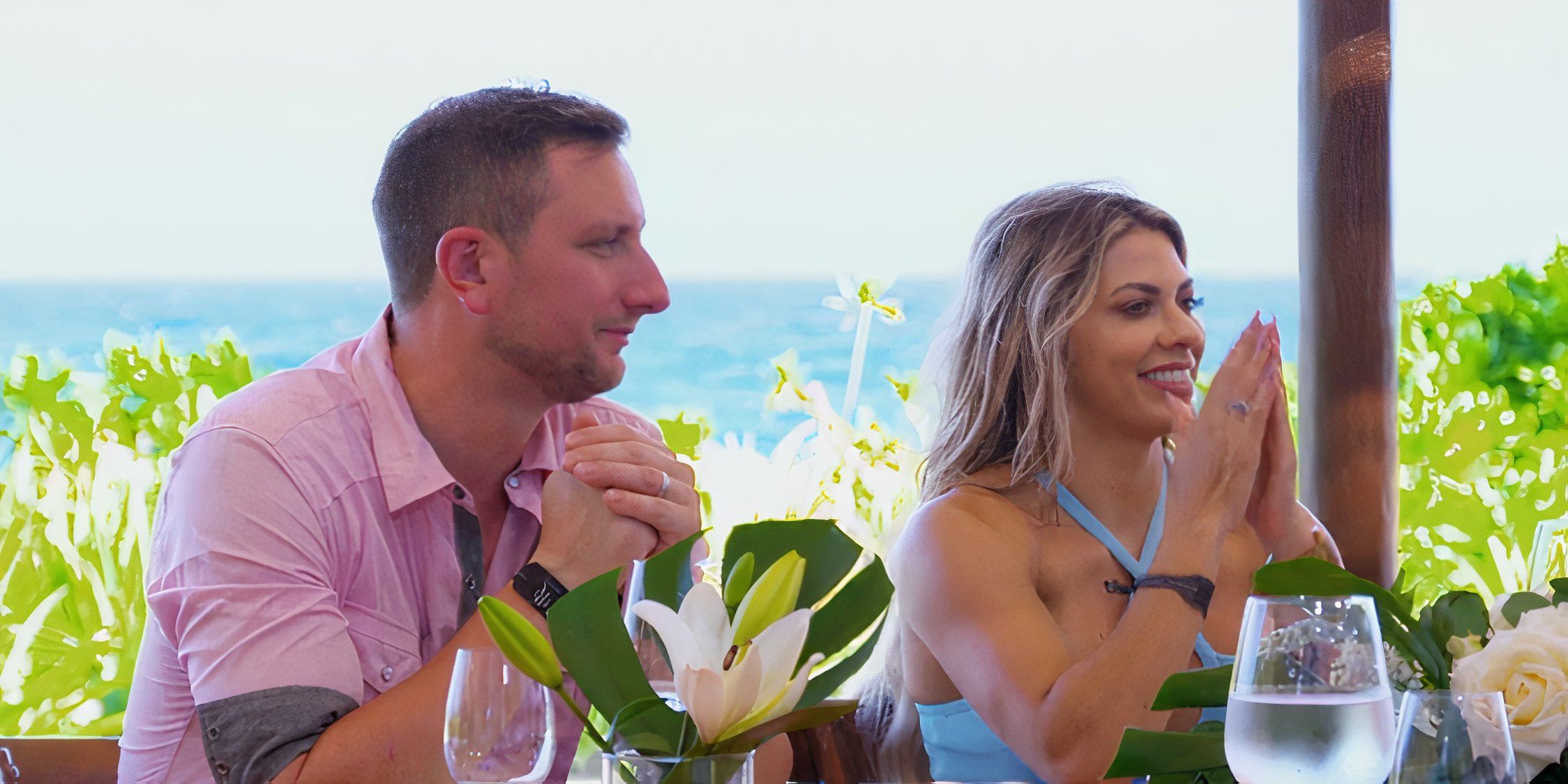 Allen and Madison Dinner Honeymoon Married at First Sight MAFS