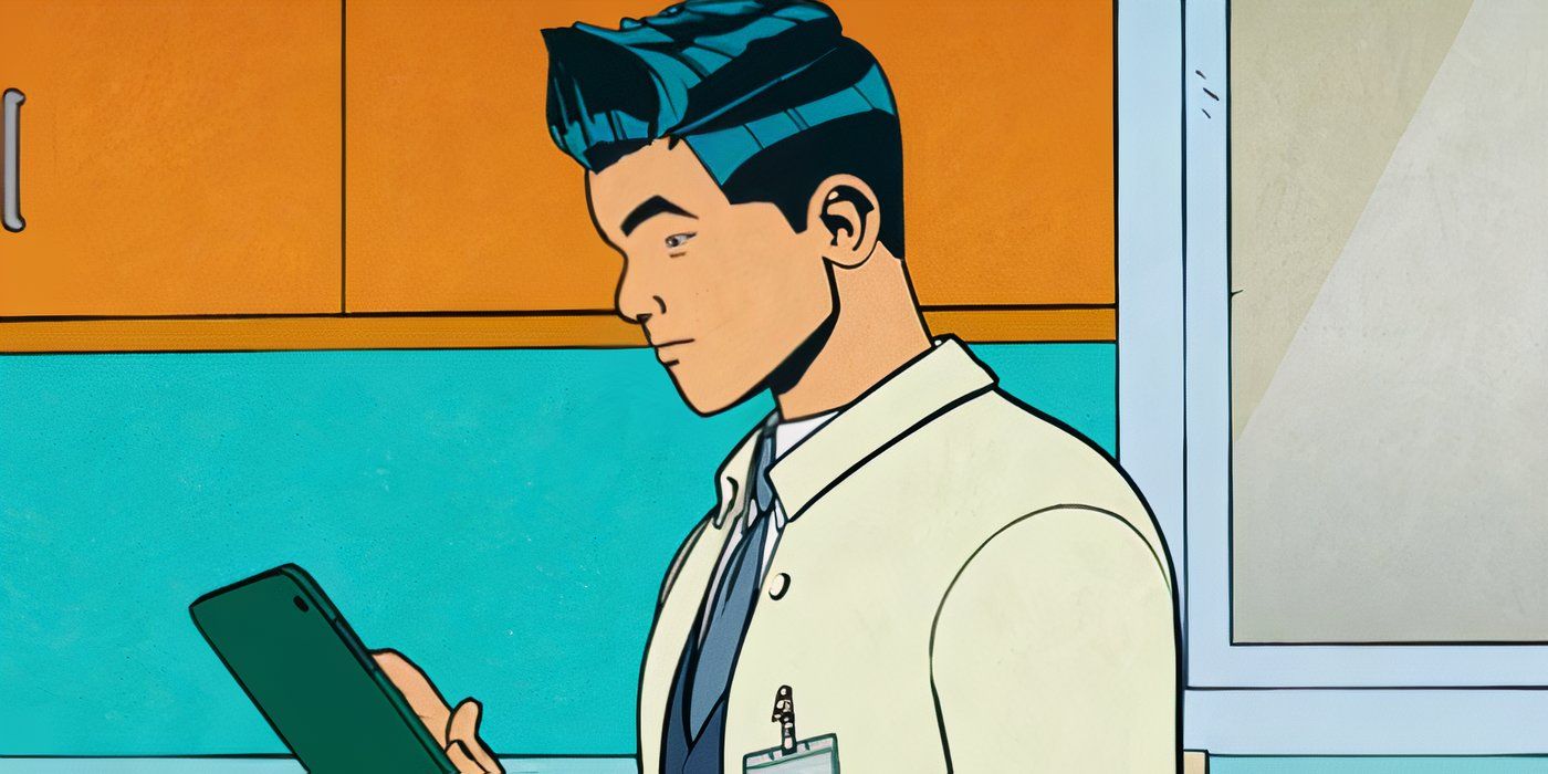 Amadeus Cho looking at a tablet in Your Friendly Neighborhood Spider-Man