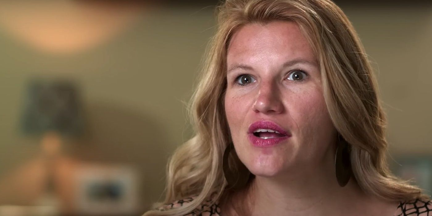 Amy talks just past the camera in an aside interview on Born in the Wild.