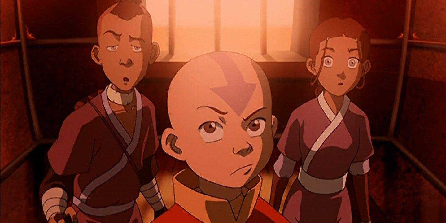 aang-sokka-and-katara-in-front-of-a-window