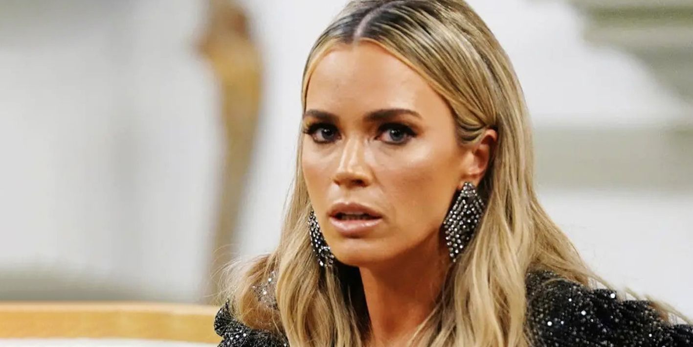 Teddi Mellencamp on RHOBH looking shocked