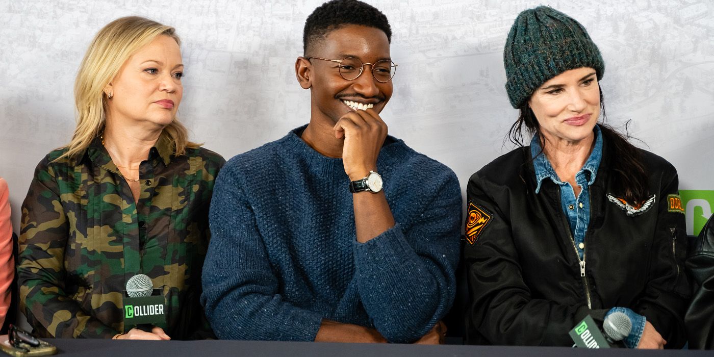 Samantha Mathis, Mamoudou Athie and Juliette Lewis at Sundance 2025 for By Design