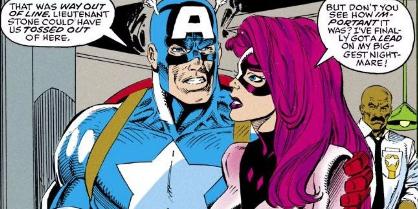 Captain America and Diamondback in Marvel Comics