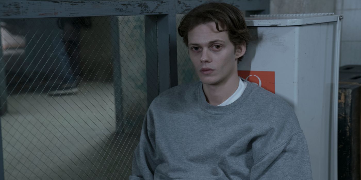 Bill Skarsgard as The Kid in Season 1 of Castle Rock. 